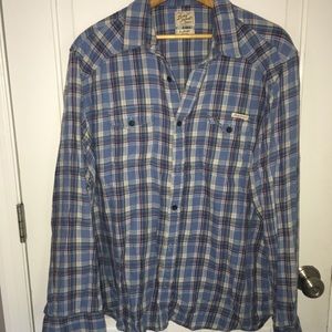 Lucky brand button down flannel